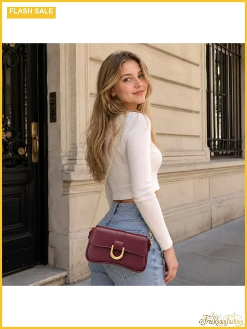 Small Hobo Shoulder Bag Underarm Purse for Women Vegan Leather Retro Clutch